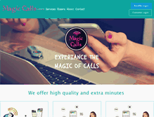 Tablet Screenshot of magiccalls.net